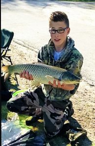 Quentin Dutot et poisson.