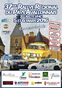 Affiche Rallye avallonnais