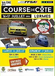 Affiche Course de côtes Morvan